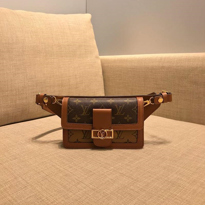 루이비통 도핀 범백 모노그램 캔버스 리버스