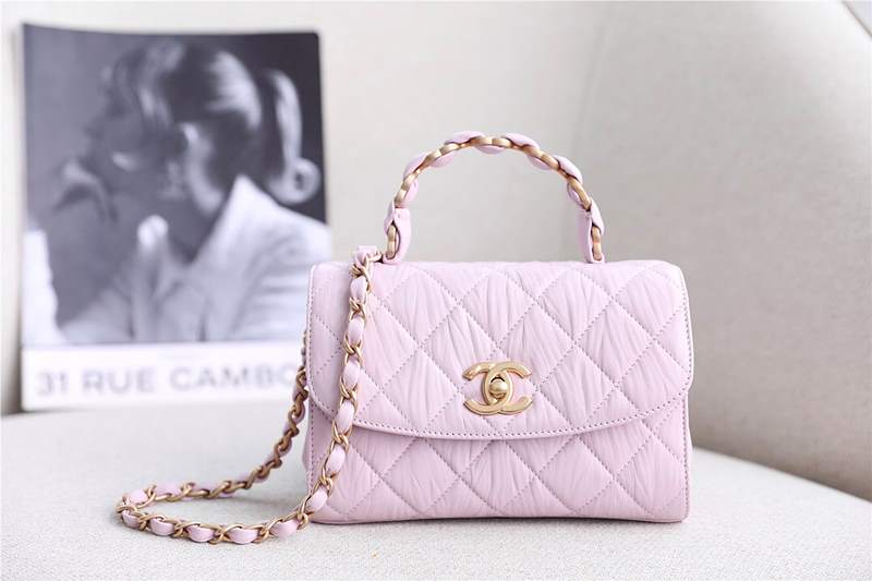 샤넬 CC로고 탑핸들 19.5cm