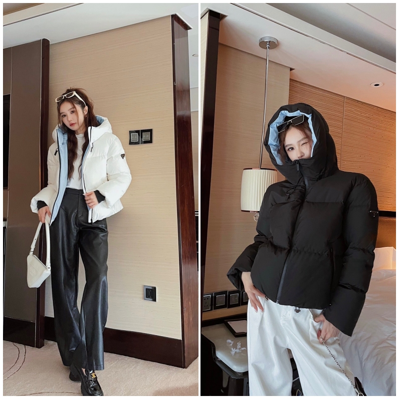 프라다 숏패딩
